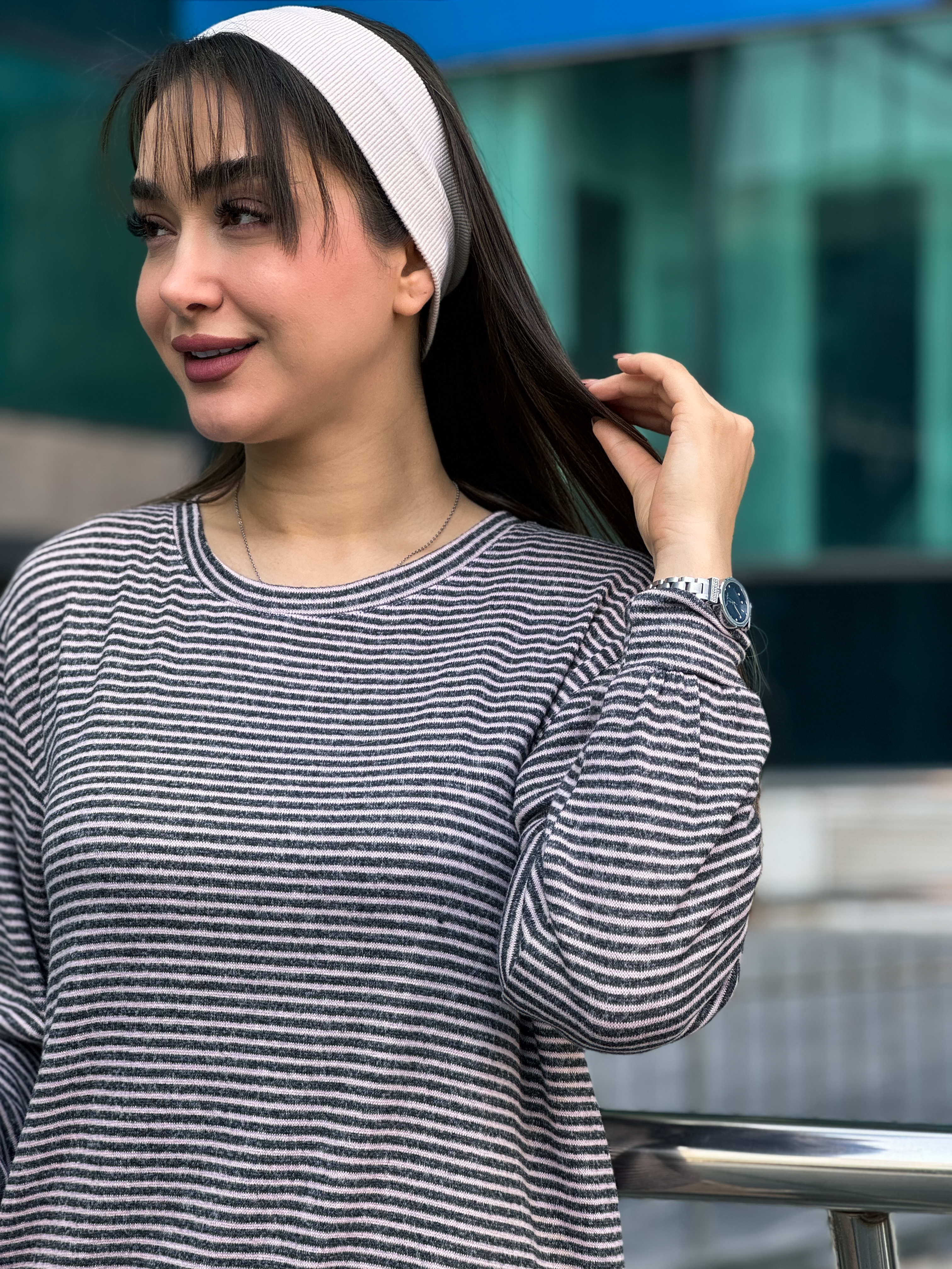 بلوز پنبه ای آستین بلند اَفرا